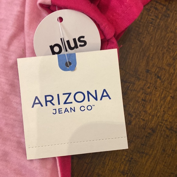 Arizona Jean co girls plus size top with flutter sleeves NWT size 2xl 22 1/2 - Picture 3 of 5